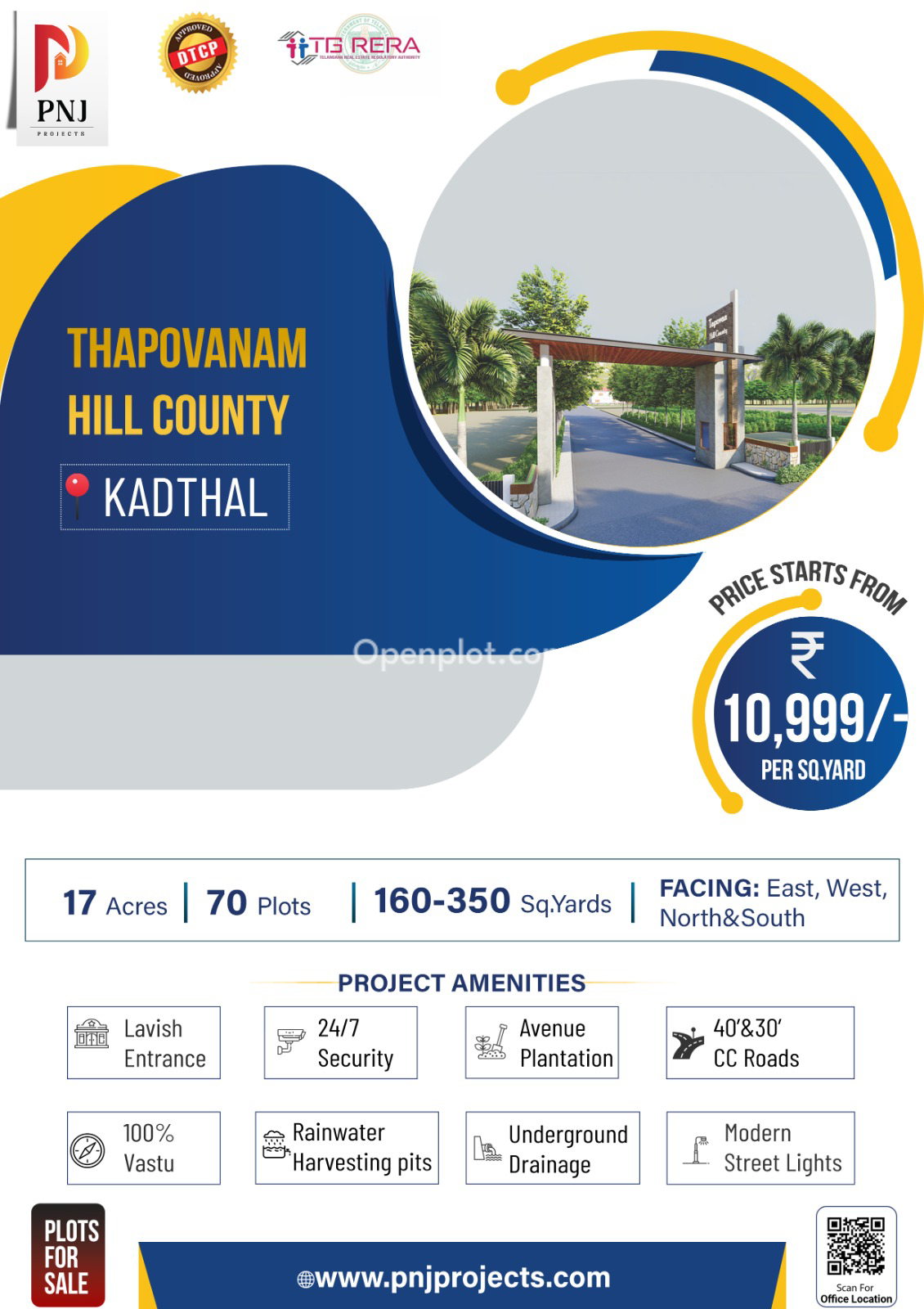 Plot for Sale in Kadthal,Ranga Reddy